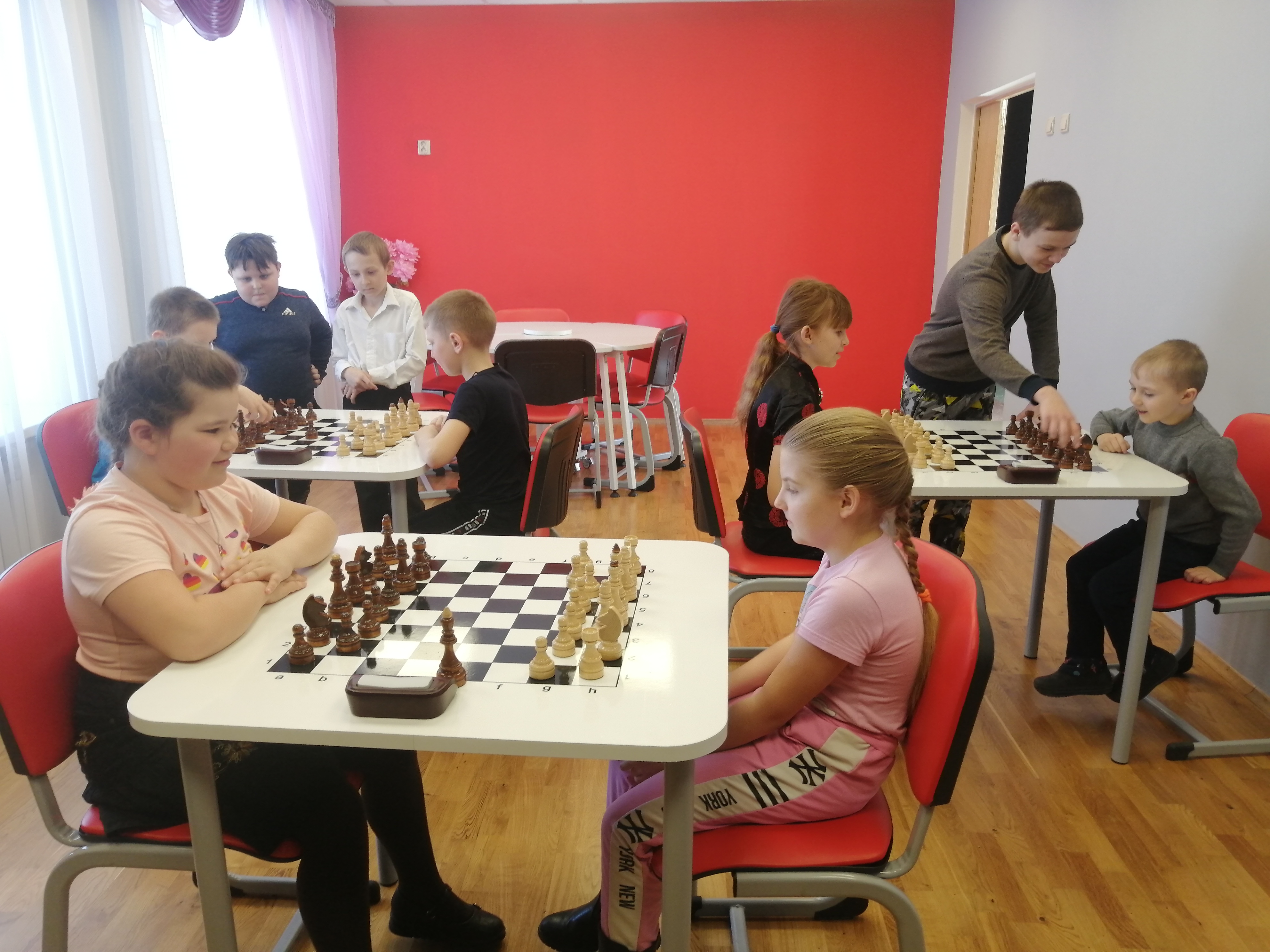Шахматный турнир для начальных классов.